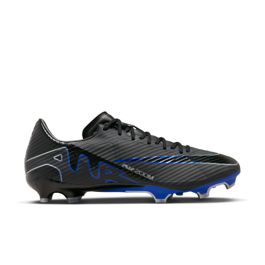 Nike Zoom Mercurial Vapor 15 Elite Gras Voetbalschoenen FG Zwart Blauw Voetbalshop.be