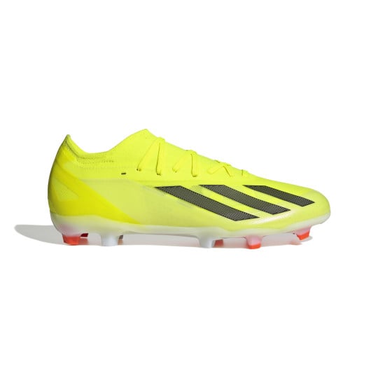 adidas X Crazyfast Elite Sans Lacets Crampons Visses Chaussures de Foot SG Jaune Vif Noir Blanc Voetbalshop.be