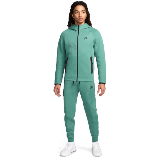 Nike Tech Fleece Sportswear Trainingspak Groen Zwart