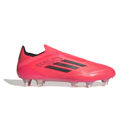 adidas F50 Elite Crampons Visses Chaussures de Foot SG Rouge Vif Noir Argente Voetbalshop.be