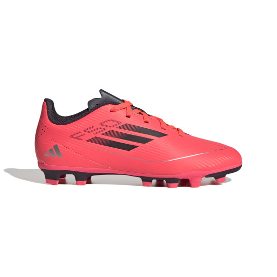 adidas F50 Club Gras Kunstgras Voetbalschoenen FxG Felrood Zwart Zilver Voetbalshop.be