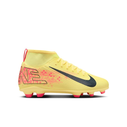 Nike Mercurial Superfly 9 Club Gazon Naturel Gazon Artificiel Chaussures de Football MG Enfants Jaune Rose Voetbalshop.be