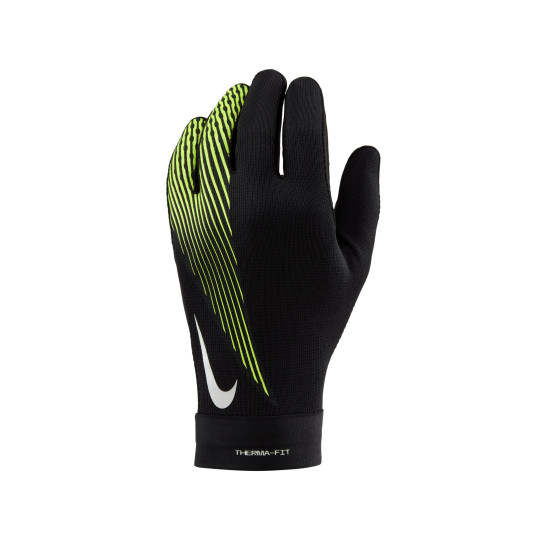 Nike Academy Therma-Fit Gants Noir Néon Jaune Blanc