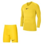 Nike Dri-Fit Park Trainingsset Lange Mouwen Geel Zwart