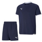 PUMA teamLIGA Ensemble Training Enfants Bleu Foncé Blanc