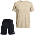 Under Armour Sportstyle Left Chest Logo Zomerset Beige Zwart