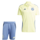 adidas Ajax Ensemble Training Polo 2024-2025 Jaune Bleu