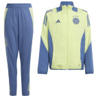 adidas Ajax Présentation Survêtement Full-Zip 2024-2025 Enfants Jaune Bleu