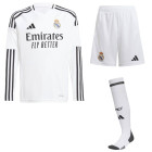 adidas Real Madrid Thuistenue 2024-2025 Kids Lange Mouwen