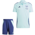 adidas Arsenal Polo Zomerset 2024-2025 Lichtblauw Donkerblauw