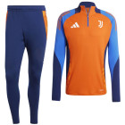 adidas Juventus Survêtement 1/4-Zip 2024-2025 Orange Bleu Blanc