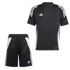 Kit d'entraînement adidas Tiro 24 pour enfants, noir et blanc