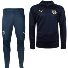 PUMA Fenerbahce SK Survêtement 1/4 Zip 2024-2025 Bleu Foncé Jaune