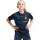 PUMA Olympique Marseille Ensemble Training 2024-2025 Enfants Bleu Foncé Bleu Orange