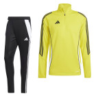 adidas Tiro 24 Survêtement 1/4-Zip Jaune Noir Blanc