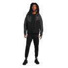 Nike Tech Fleece Sportswear Trainingspak Zwart Grijs Felrood