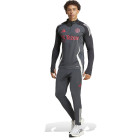 adidas Manchester United Survêtement 1/4-Zip Europe 2024-2025 Gris Foncé Noir Rouge Blanc