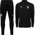 PUMA Maroc Survêtement 1/4-Zip 2024-2026 Noir Argenté