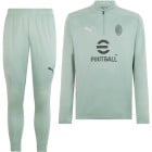 PUMA AC Milan Survêtement 1/4-Zip 2024-2025 Enfants Vert Gris Rose Clair