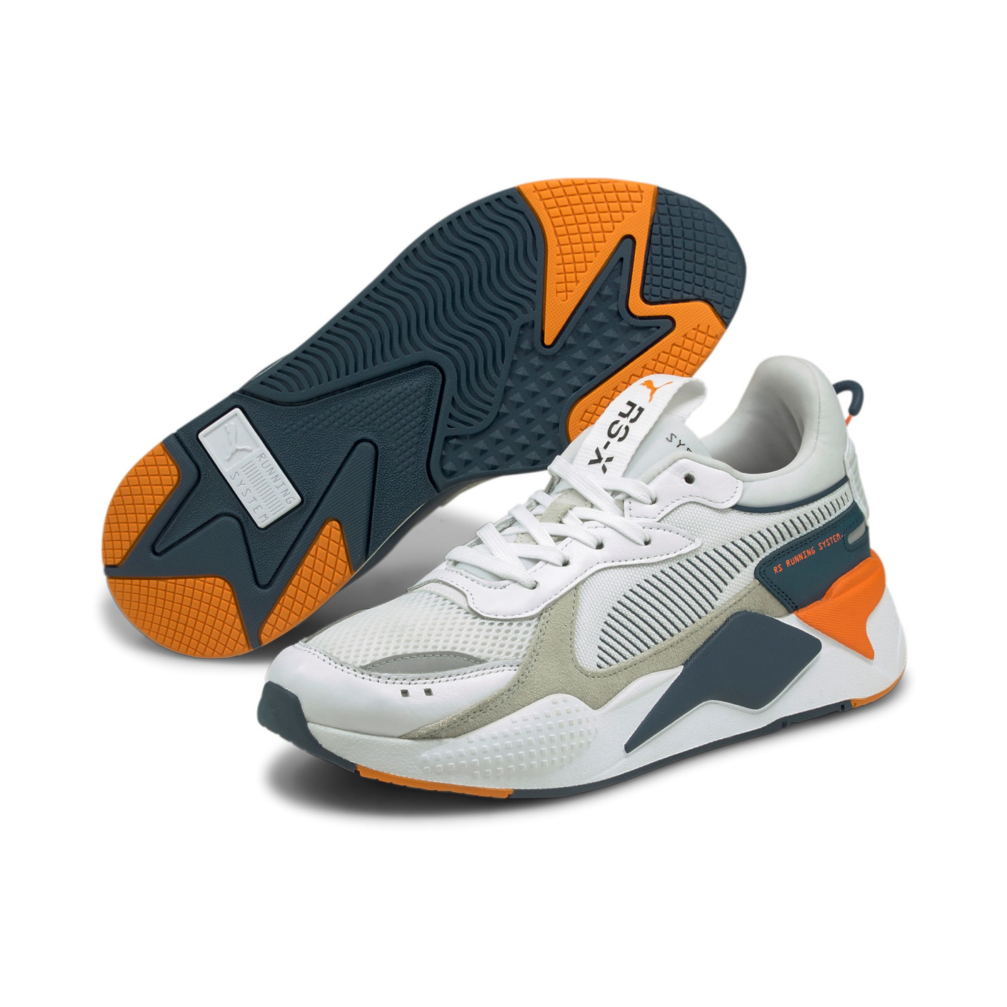 bom Doorweekt commentator PUMA RS-X Reinvention Sneakers Wit Blauw - Voetbalshop.be