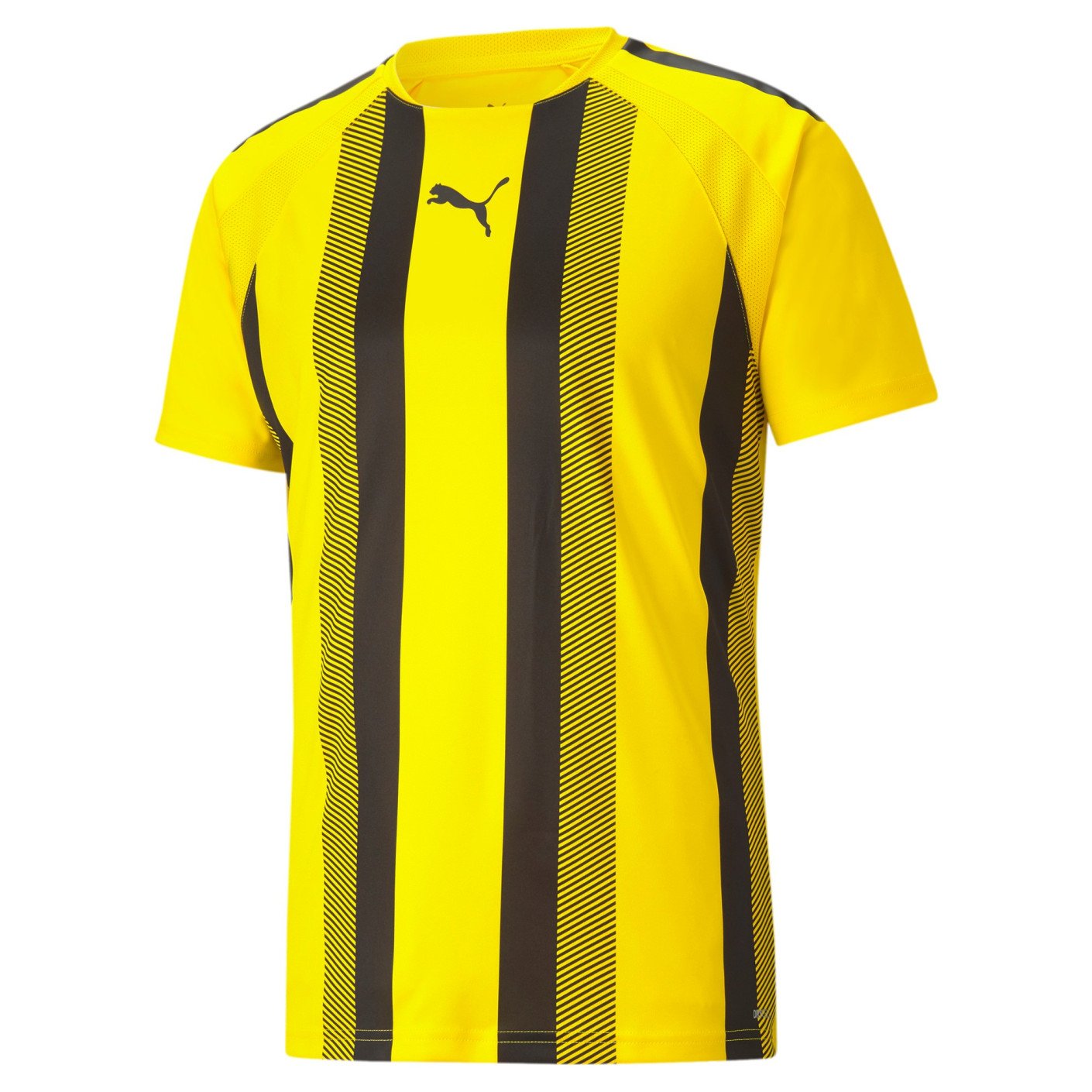 PUMA teamLIGA Striped Maillot de Foot Jaune Noir Voetbalshop.be