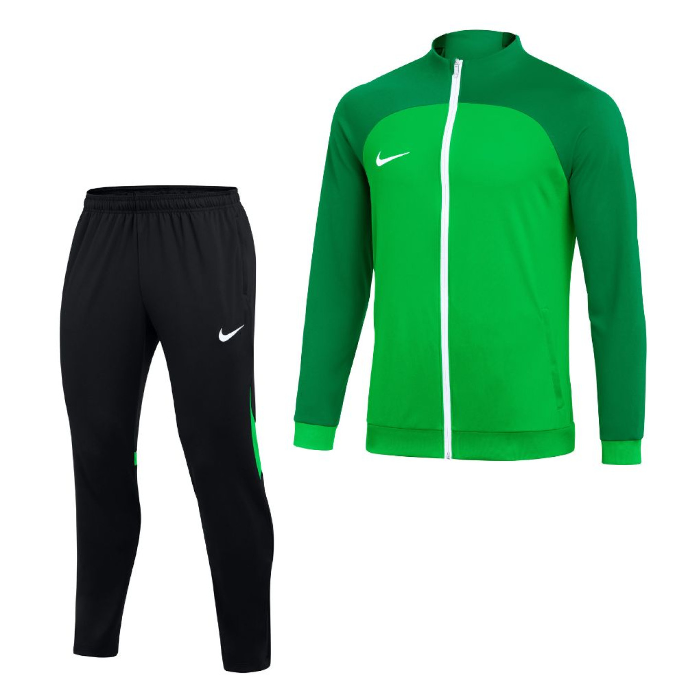 naaimachine Uitvoerder Verlichten Nike Academy Pro Trainingspak Groen Zwart - Voetbalshop.be