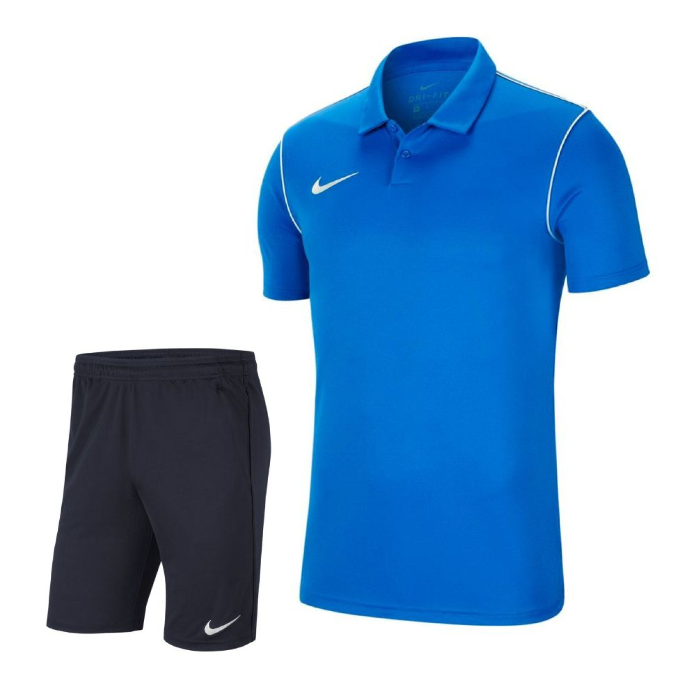 Nike Park 20 Polo Ensemble Training Enfants Bleu Royal Bleu Foncé