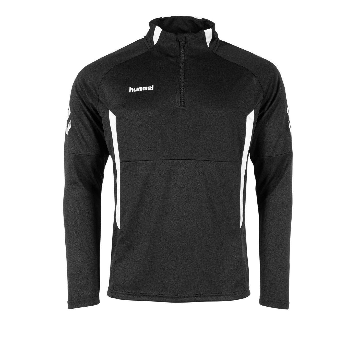 hummel Authentic 1/4-Zip Trainingstrui Zwart Wit