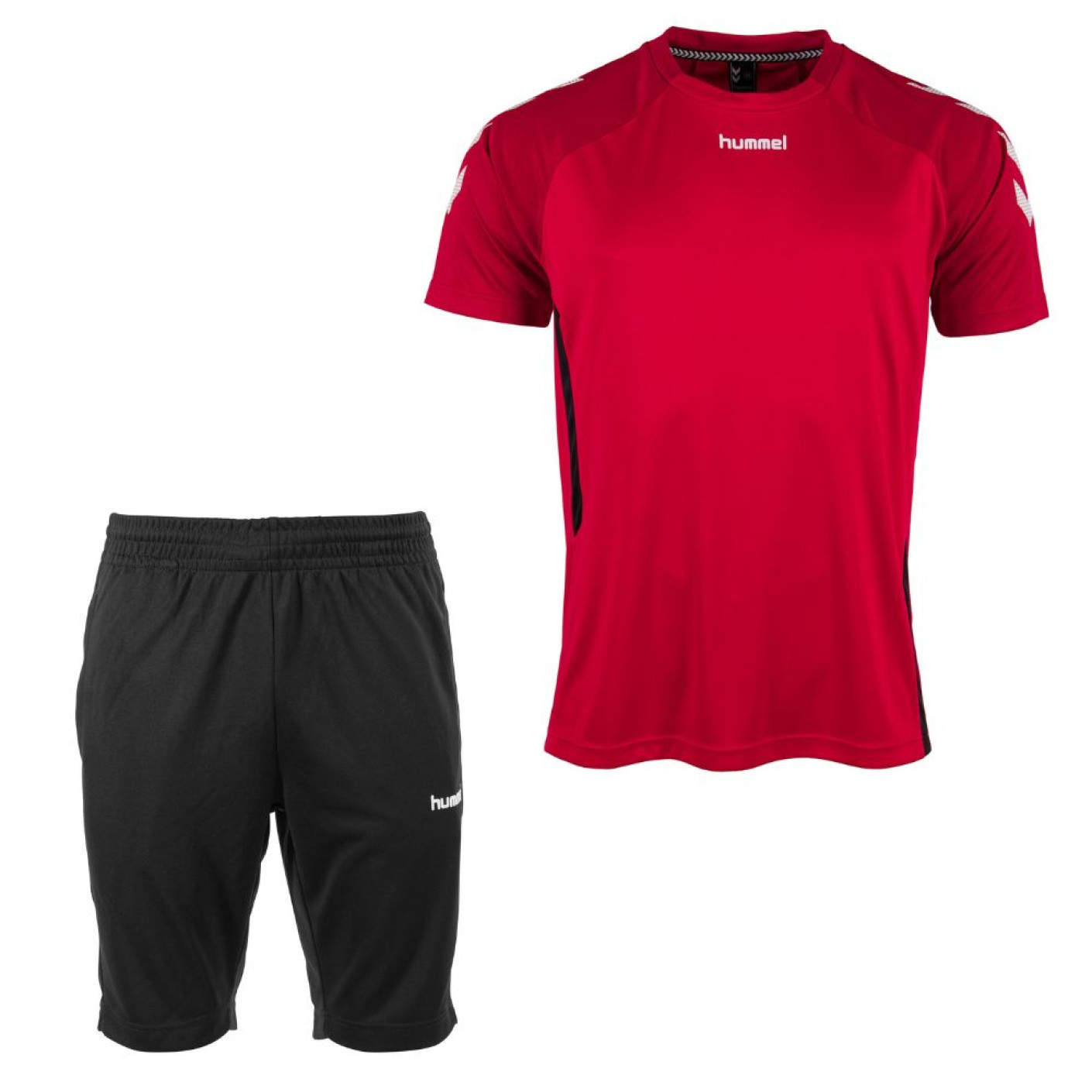 hummel Authentic Ensemble d'Entraînement Enfants Rouge Noir