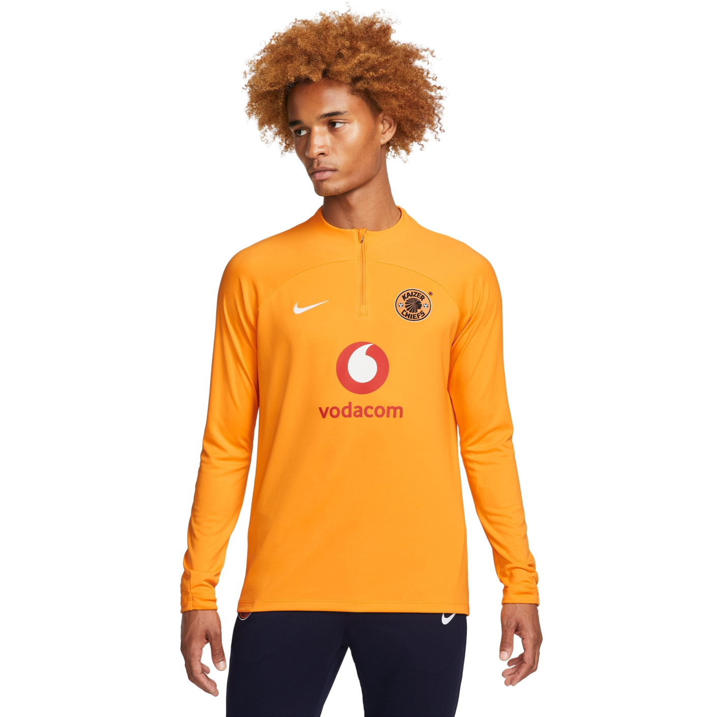 Nike Kaizer Chiefs Academy Pro Haut d'Entraînement 2022-2023 Jaune Blanc