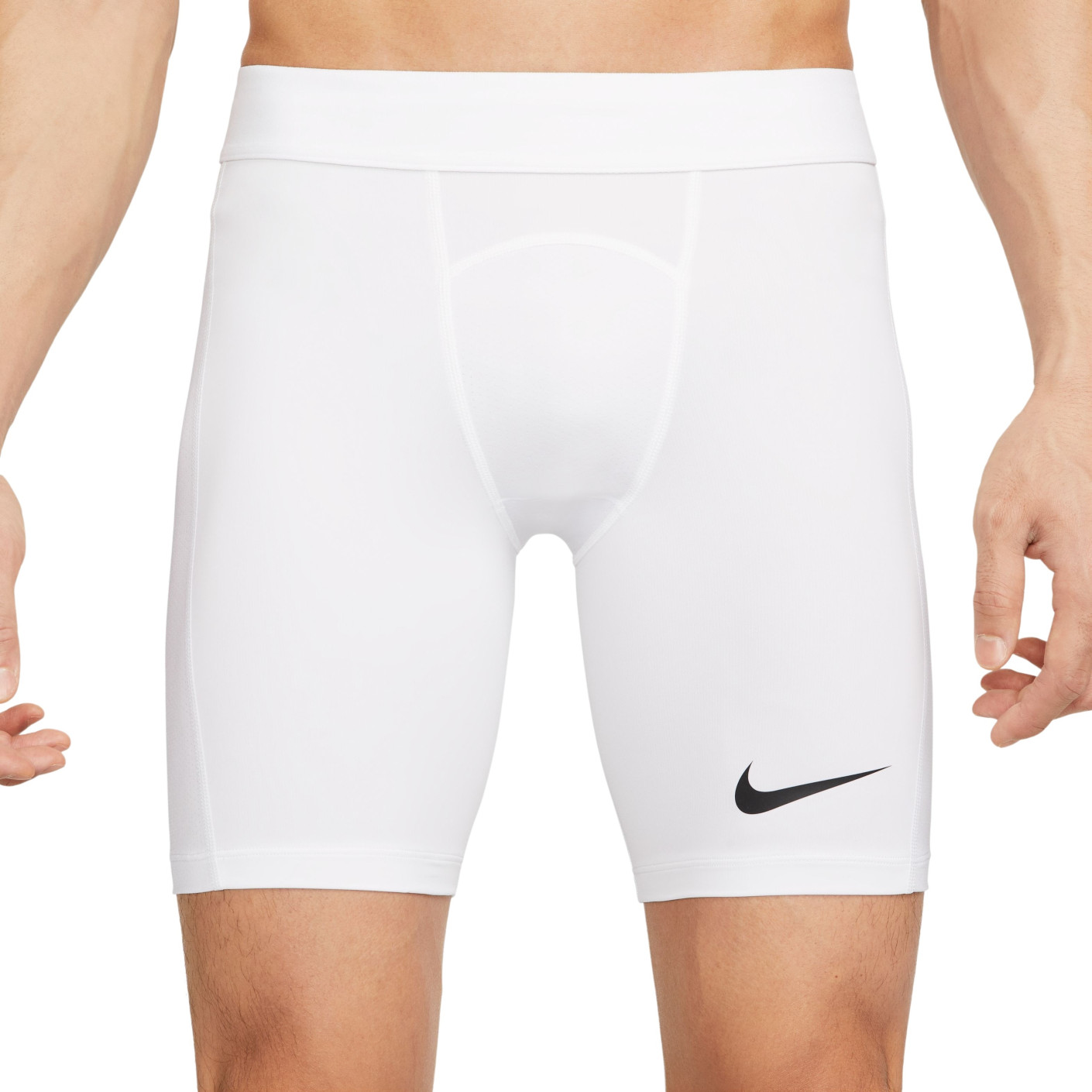 Short de sport Nike Pro Dri-Fit Strike blanc noir