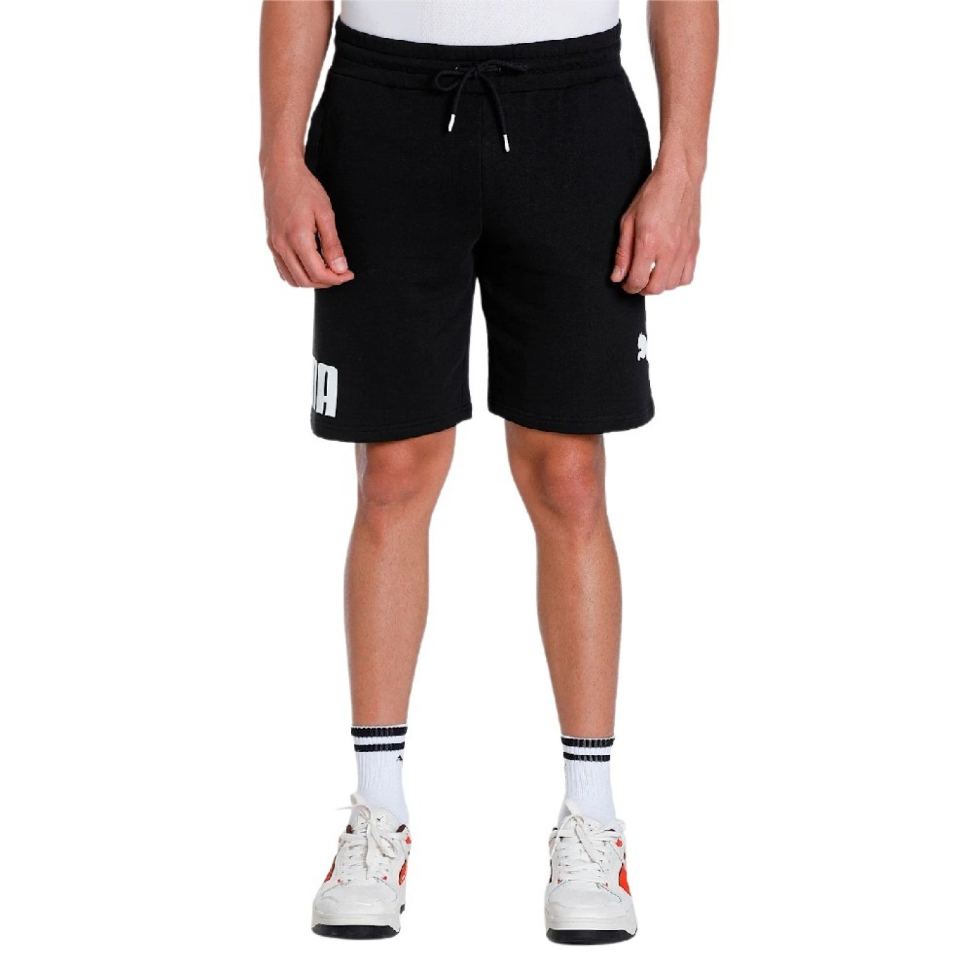 PUMA Power Short d'Entraînement Noir Blanc