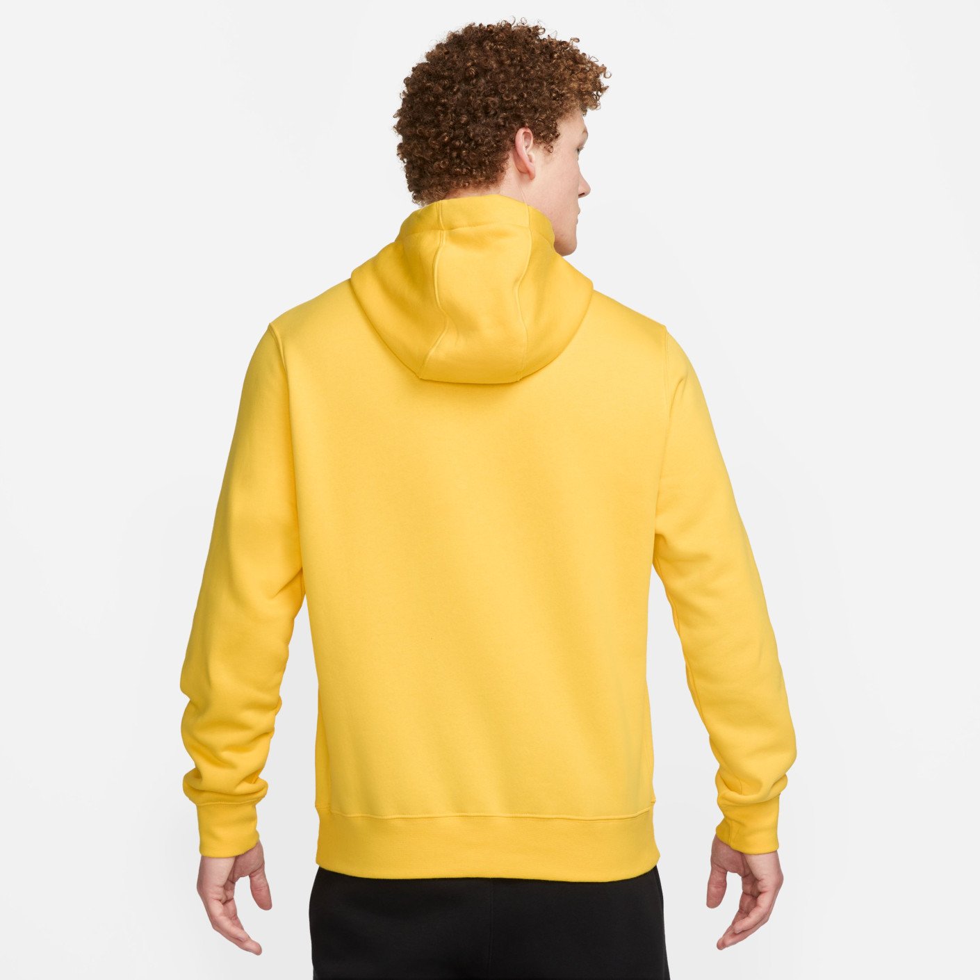 Sweat a fashion capuche nike jaune