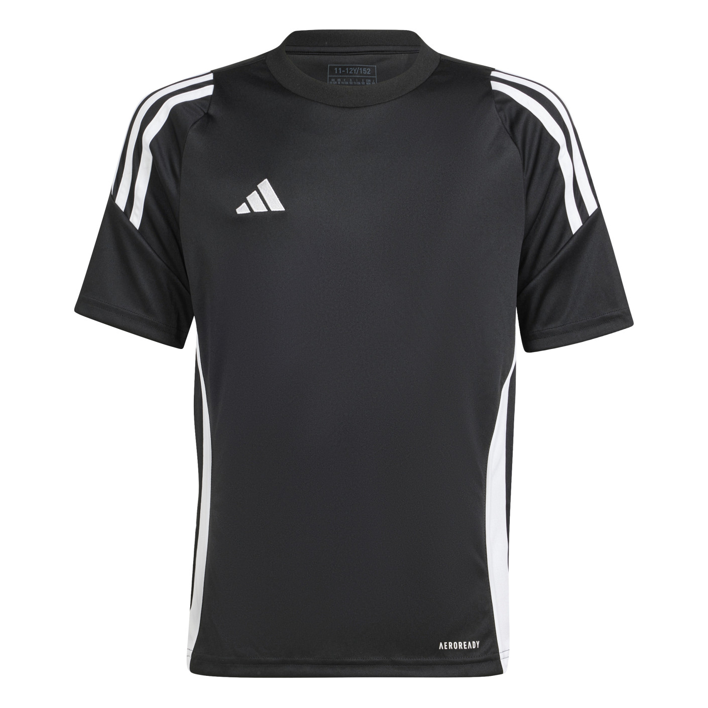 Chemise d'entraînement adidas Tiro 24 pour enfants, noir et blanc