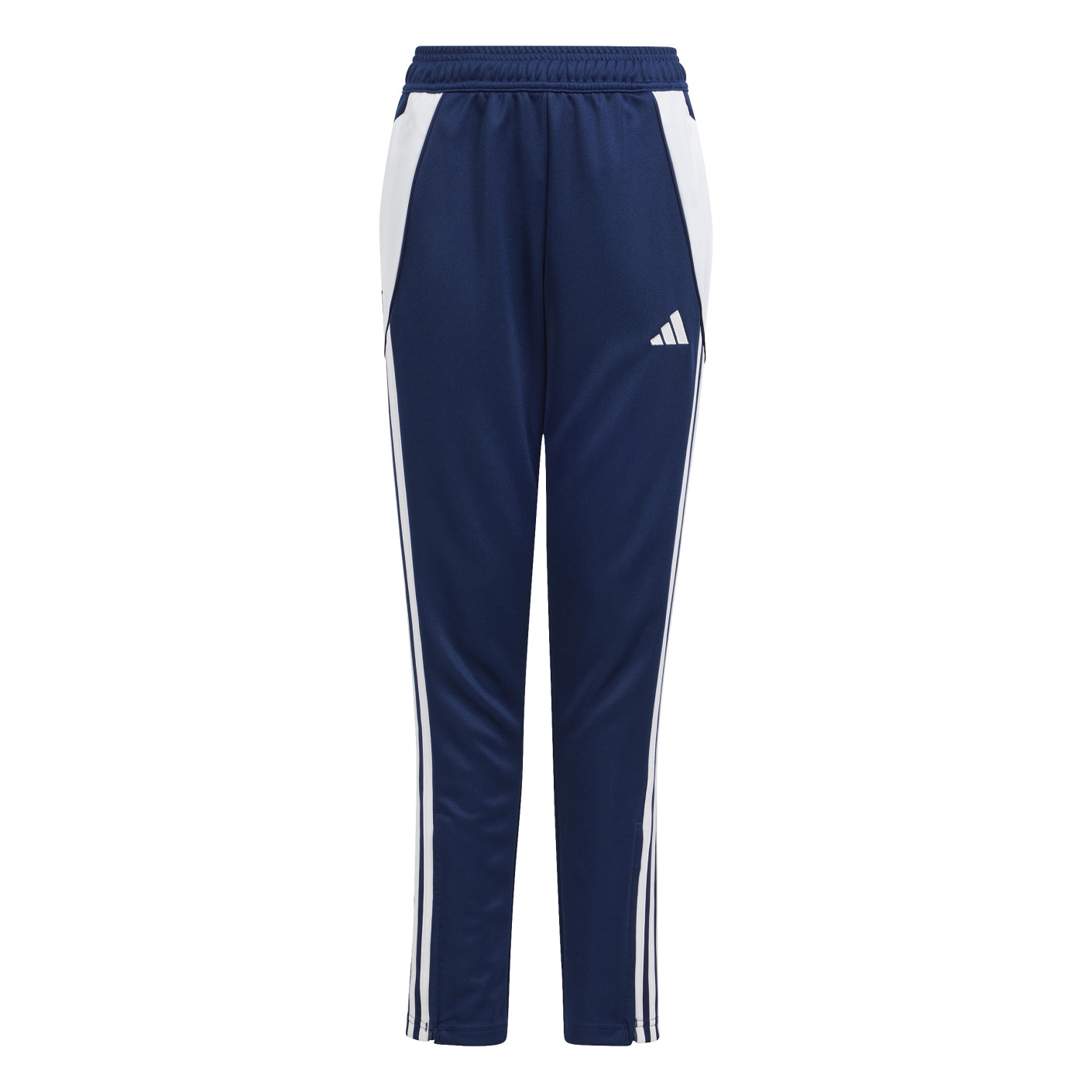 Pantalon d'entraînement adidas Tiro 24 pour enfants, bleu foncé, blanc