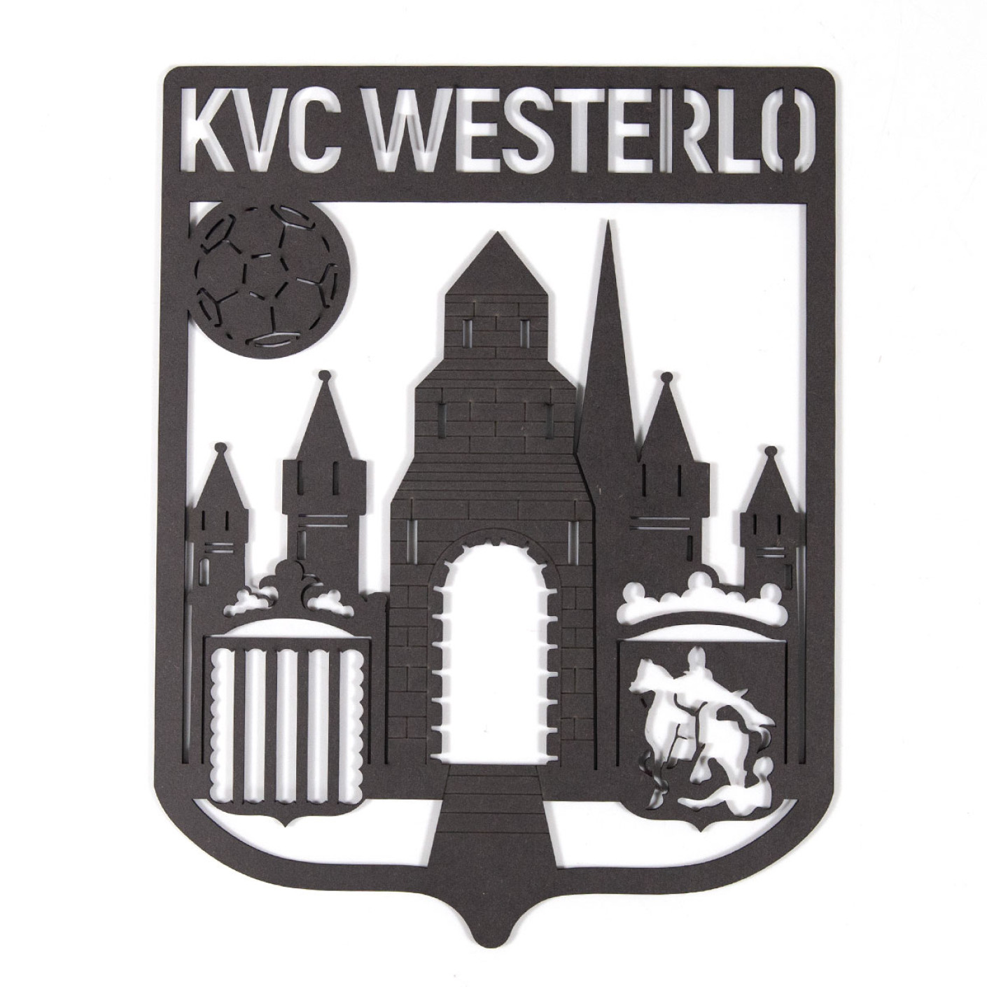 KVC Westerlo Logo 40cm Zwart