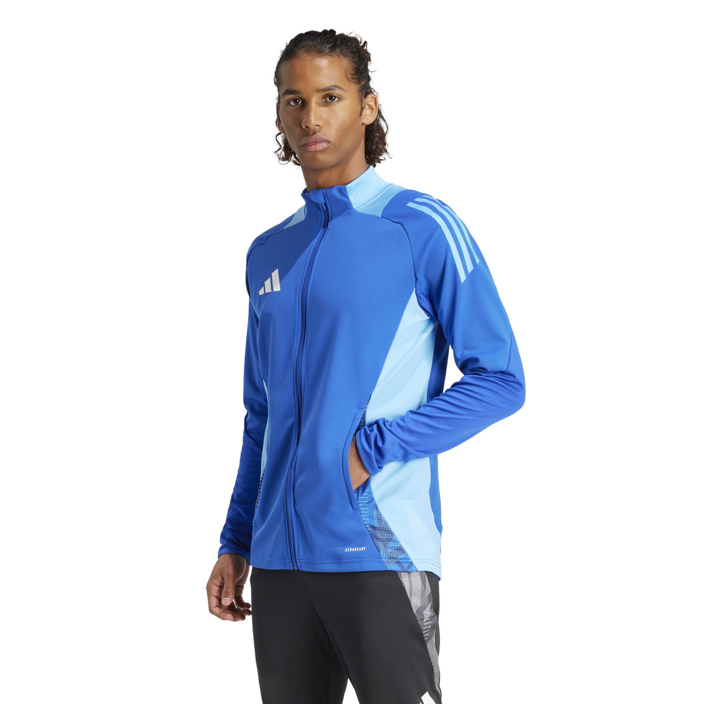 adidas Tiro 24 Competition Veste d'Entraînement Bleu Bleu Clair