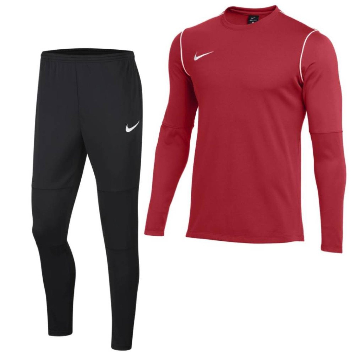 Nike Park 20 Crew Survêtement Enfants Rouge Blanc