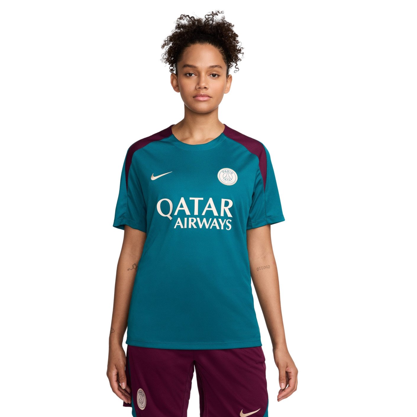 Nike Paris Saint-Germain Strike Trainingsset 2024-2025 Groen Paars Wit Goud