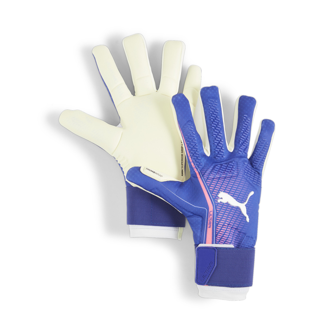 PUMA Ultra Ultimate Hybrid Gants de Gardien de But Mauve Blanc Rose Clair