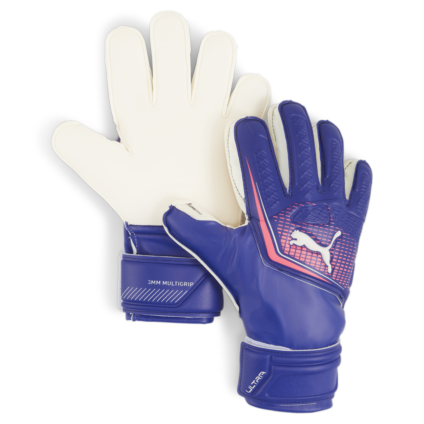 PUMA Ultra Match Protect RC Gants de Gardien de But Enfants Mauve Blanc Rose Clair