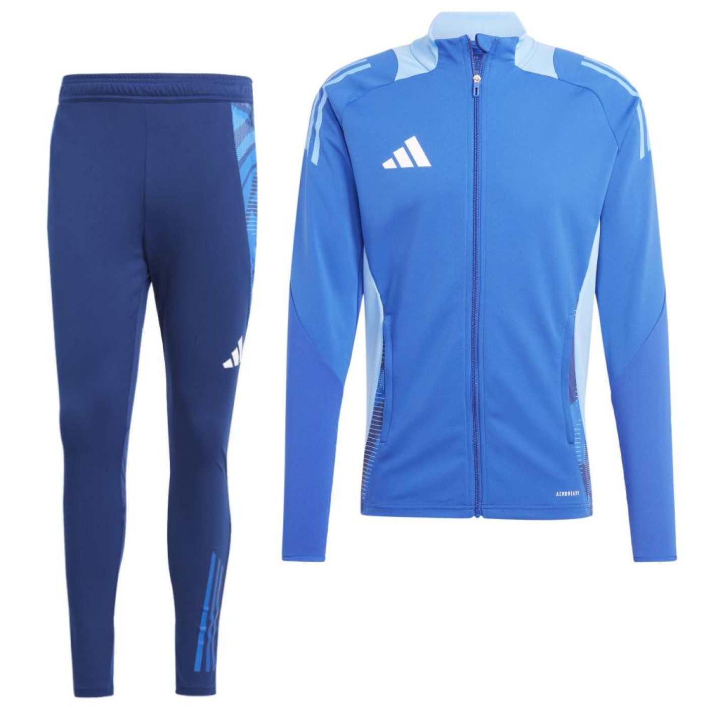 adidas Tiro 24 Competition Survêtement Full-Zip Bleu Bleu Foncé Bleu Clair