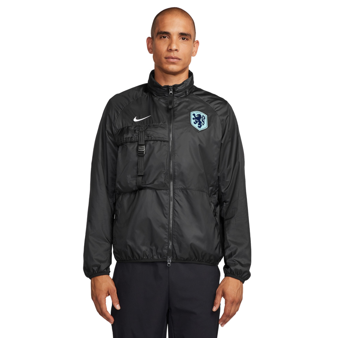 Veste d'entraînement Nike Netherlands Halo 2024-2026 noir blanc