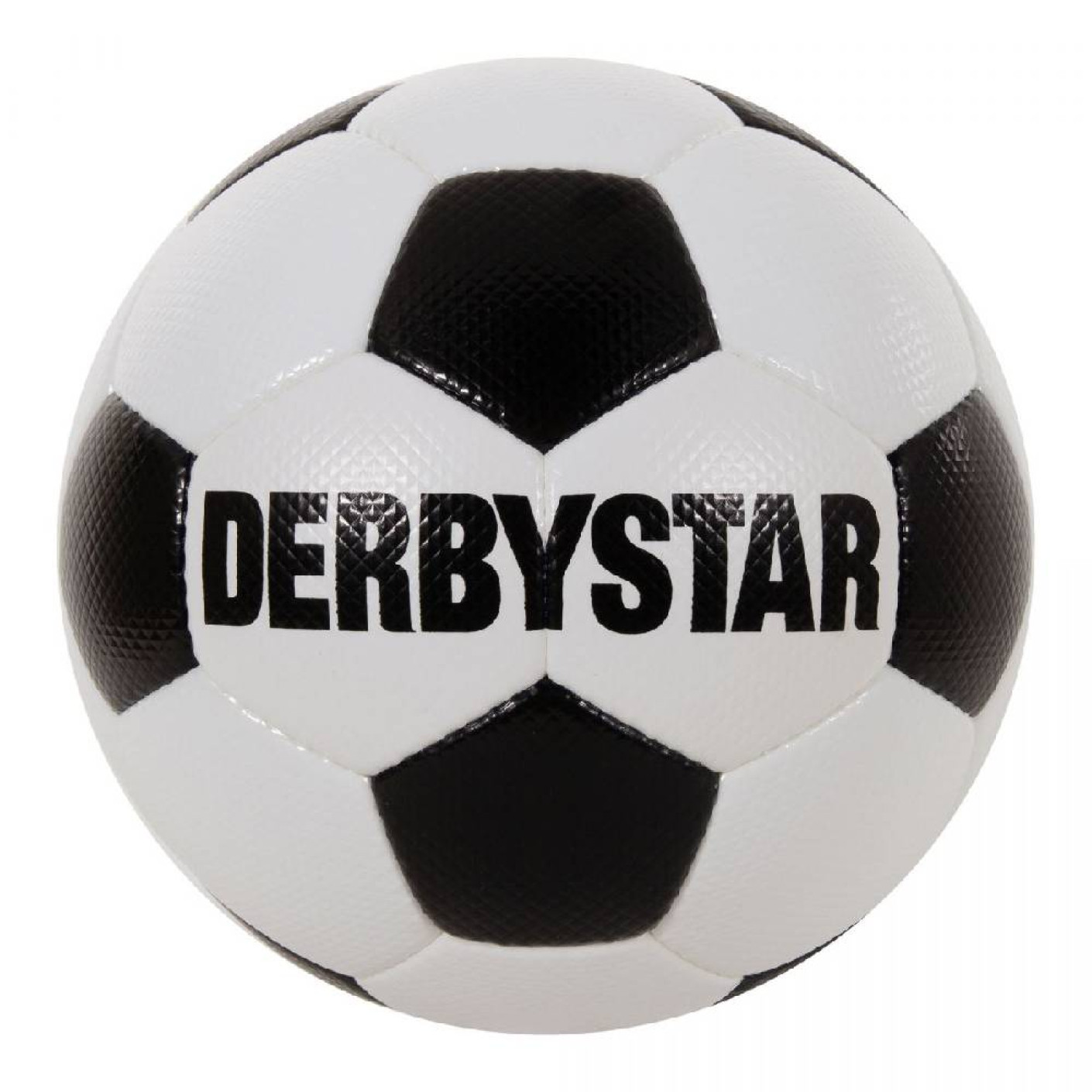 Ballon de football Derbystar Brillant Retro II noir et blanc