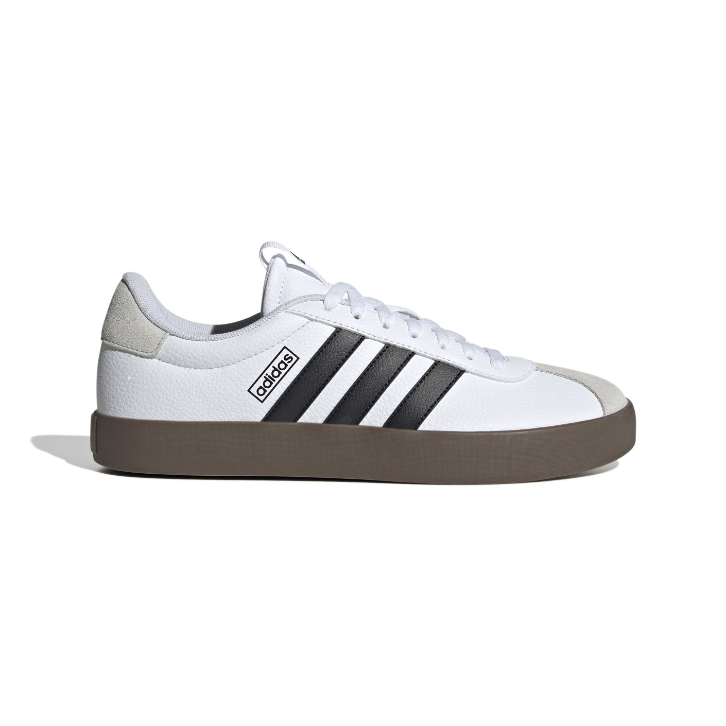 adidas VL Court 3.0 Sneakers Wit Zwart Bruin