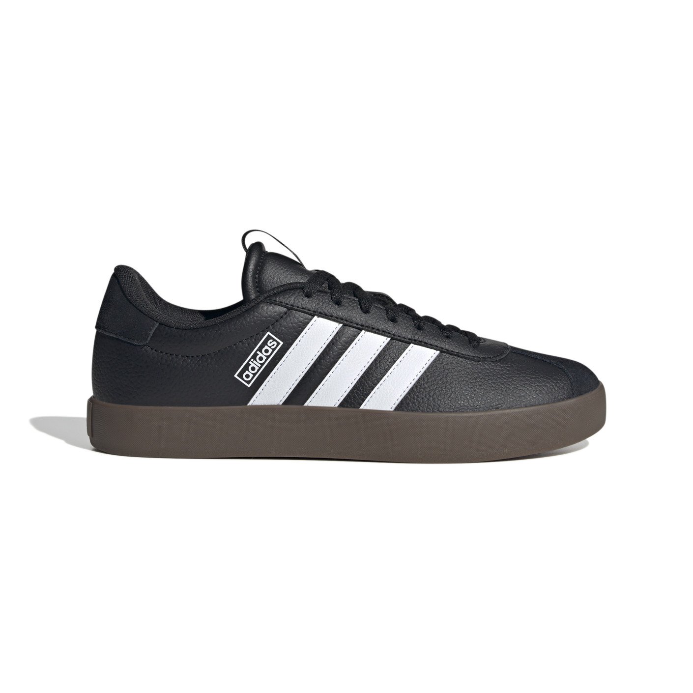 adidas VL Court 3.0 Sneakers Zwart Wit Donkerbruin