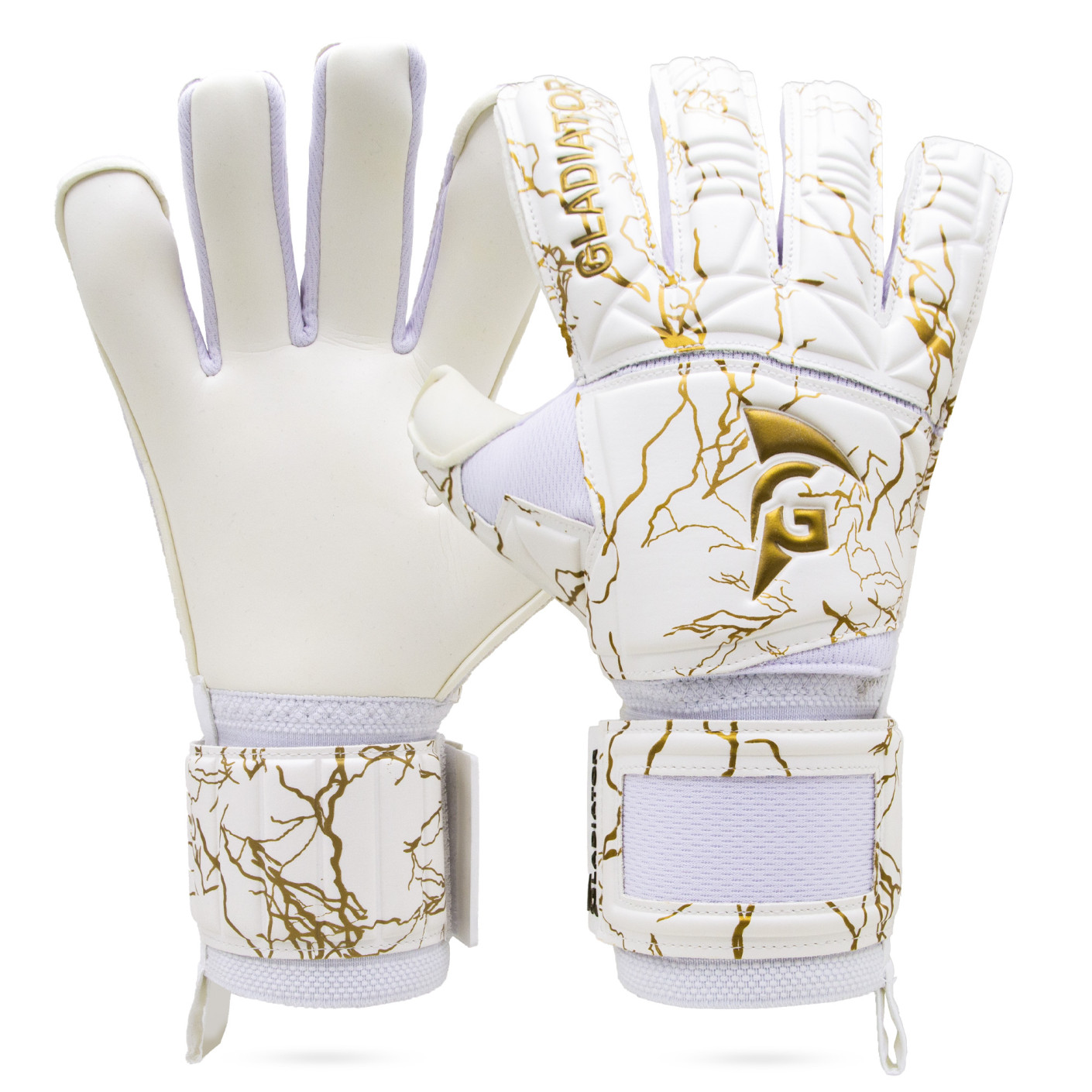 Gants de gardien de but Gladiator Sports Rodu en or blanc