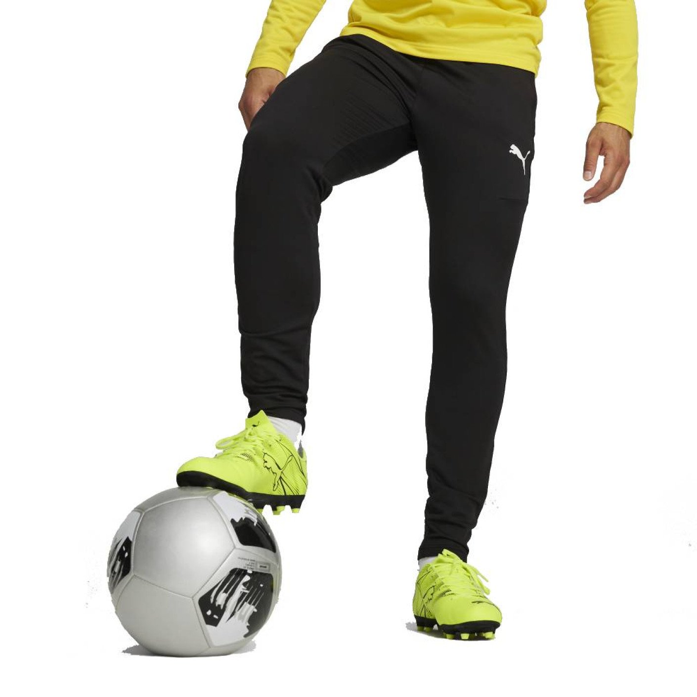 Pantalon d'entraînement PUMA TeamGoal Slim noir blanc