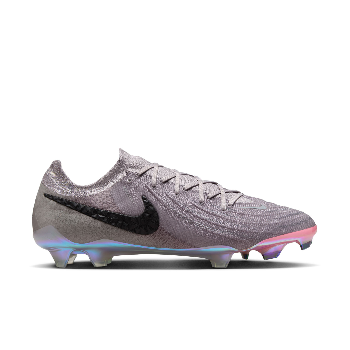 Nike Phantom GX II Elite Gras Voetbalschoenen (FG) Grijs Zwart Roze