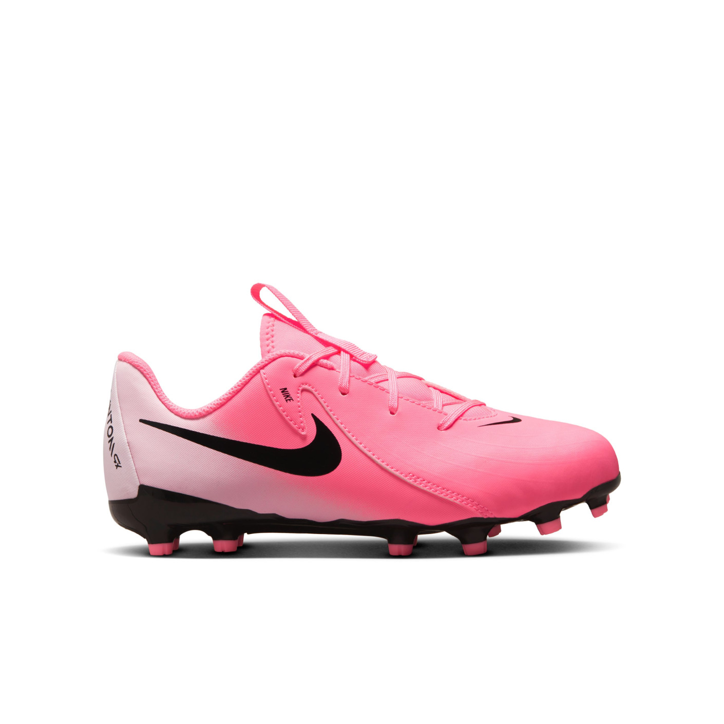 Nike Phantom GX II Academy Gazon Naturel Gazon Artificiel (MG) Enfants Rose Vif Rose Clair Noir